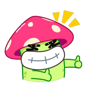 Стикер из набора Mushroom