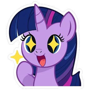 Стикер из набора My Little Pony 2
