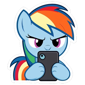 Стикер 42 из набора My Little Pony 2