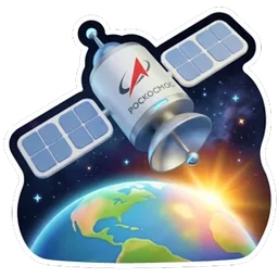 Стикер 1 из набора Неделя космоса