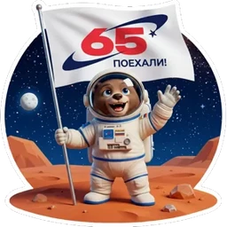 Стикер 6 из набора Неделя космоса