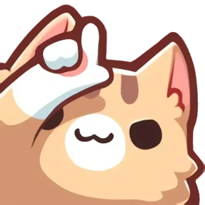 Стикер из набора neko cat