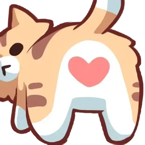 Стикер из набора neko cat