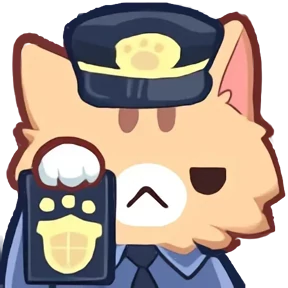 Стикер из набора neko cat