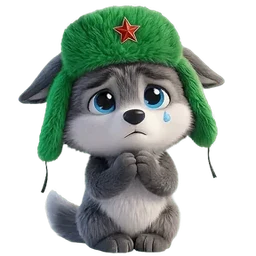 Стикер из набора Новогодний Волчок