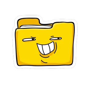 Стикер 7 из набора Папка