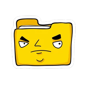Стикер 16 из набора Папка