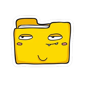 Стикер 17 из набора Папка