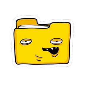 Стикер 23 из набора Папка