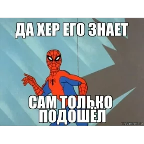 Стикер 38 из набора Паучье мнение