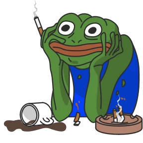 Стикер 10 из набора Pepe: набор 2