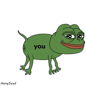 Стикер 47 из набора Pepe: набор 2