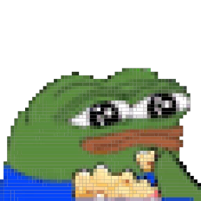 Стикер из набора Pepe-frog