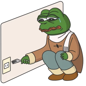 Стикер 6 из набора Pepe-frog