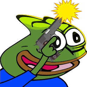 Стикер 20 из набора Pepe-frog
