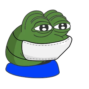 Стикер 23 из набора Pepe-frog