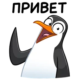 Стикер 6 из набора Пингвин
