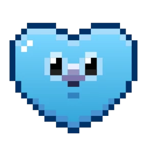 Стикер из набора Pixels Emoji