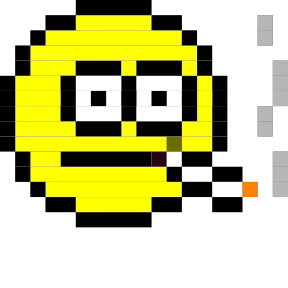 Стикер из набора Pixels Emoji