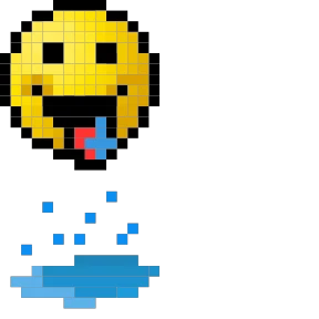 Стикер 10 из набора Pixels Emoji