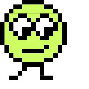 Стикер 11 из набора Pixels Emoji