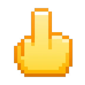 Стикер 13 из набора Pixels Emoji