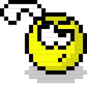 Стикер 14 из набора Pixels Emoji
