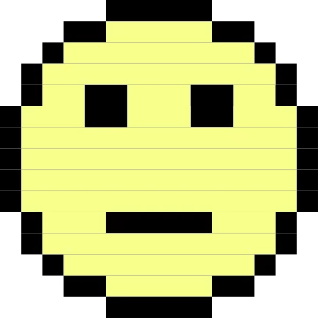 Стикер 19 из набора Pixels Emoji
