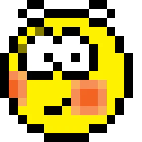 Стикер 21 из набора Pixels Emoji
