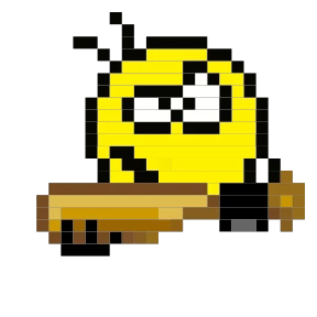 Стикер 23 из набора Pixels Emoji