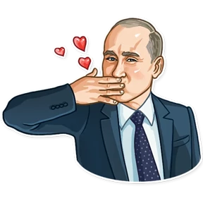 Стикер 22 из набора Политики