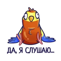 Стикер 12 из набора Попугайчики