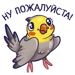 Стикер 24 из набора Попугайчики