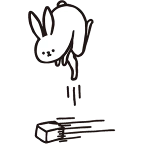 Стикер из набора Rabbit
