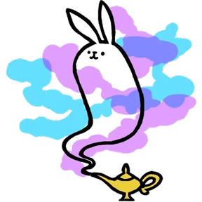 Стикер из набора Rabbit