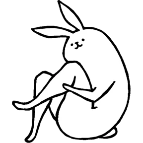 Стикер из набора Rabbit
