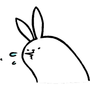 Стикер 6 из набора Rabbit