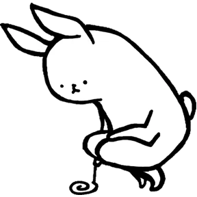 Стикер 8 из набора Rabbit