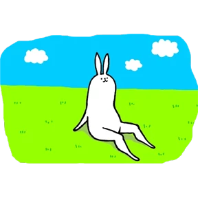 Стикер 17 из набора Rabbit
