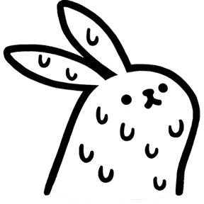 Стикер 18 из набора Rabbit