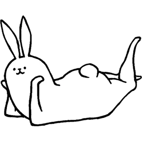 Стикер 25 из набора Rabbit