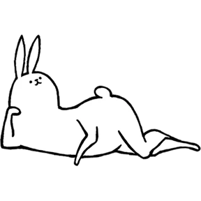 Стикер 29 из набора Rabbit