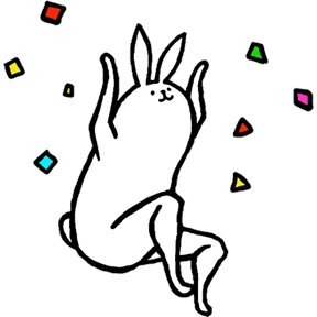 Стикер 34 из набора Rabbit
