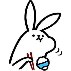 Стикер 37 из набора Rabbit