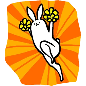 Стикер 51 из набора Rabbit