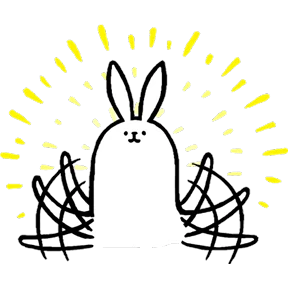 Стикер 52 из набора Rabbit