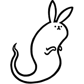 Стикер 58 из набора Rabbit