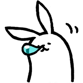 Стикер 60 из набора Rabbit