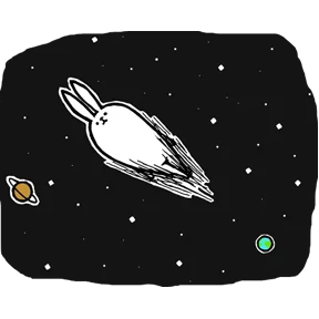 Стикер 61 из набора Rabbit