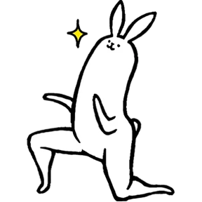 Стикер 76 из набора Rabbit